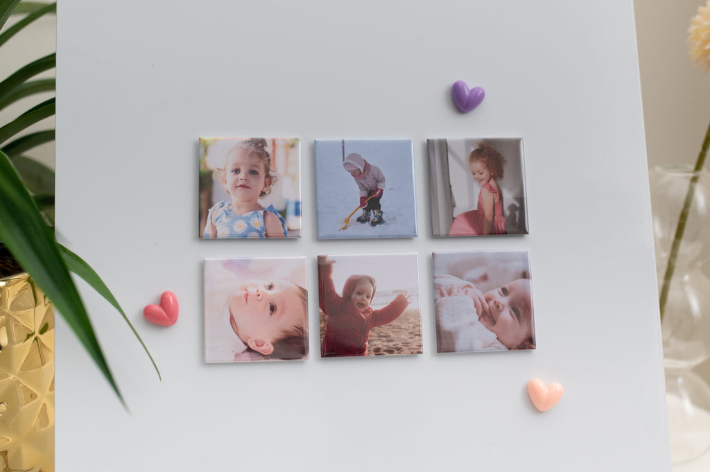 Pack de Ímanes personalizados com fotos - 5x5cm