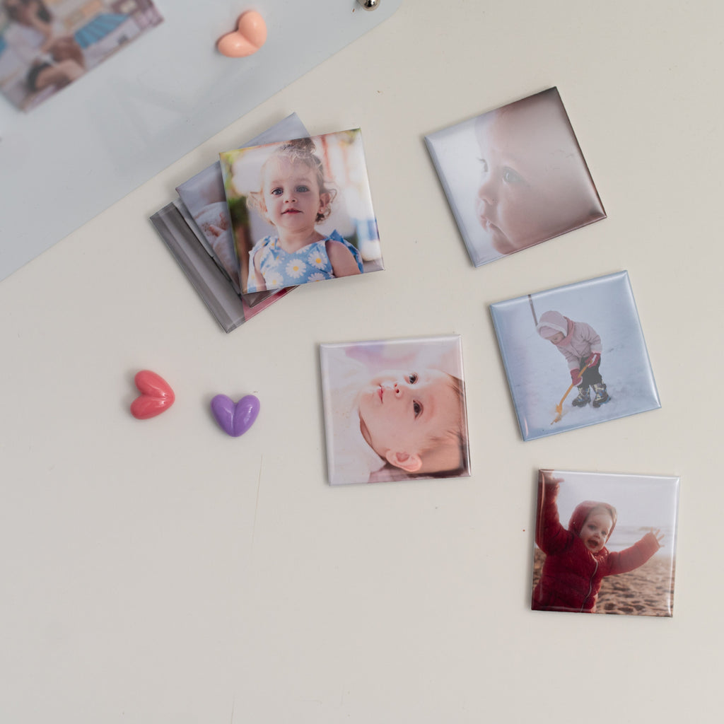 Pack de Ímanes personalizados com fotos - 5x5cm