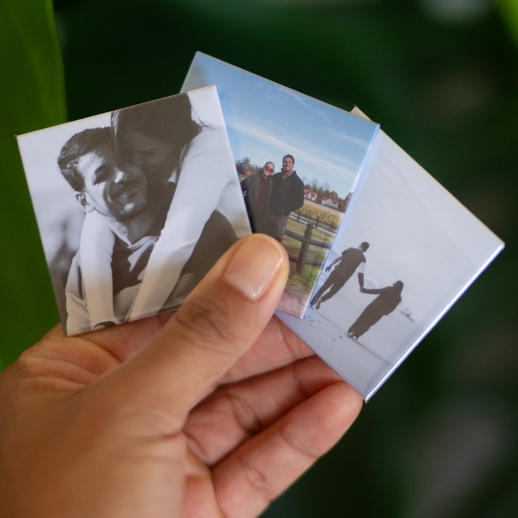 Pack de Ímanes personalizados com fotos - 5x5cm